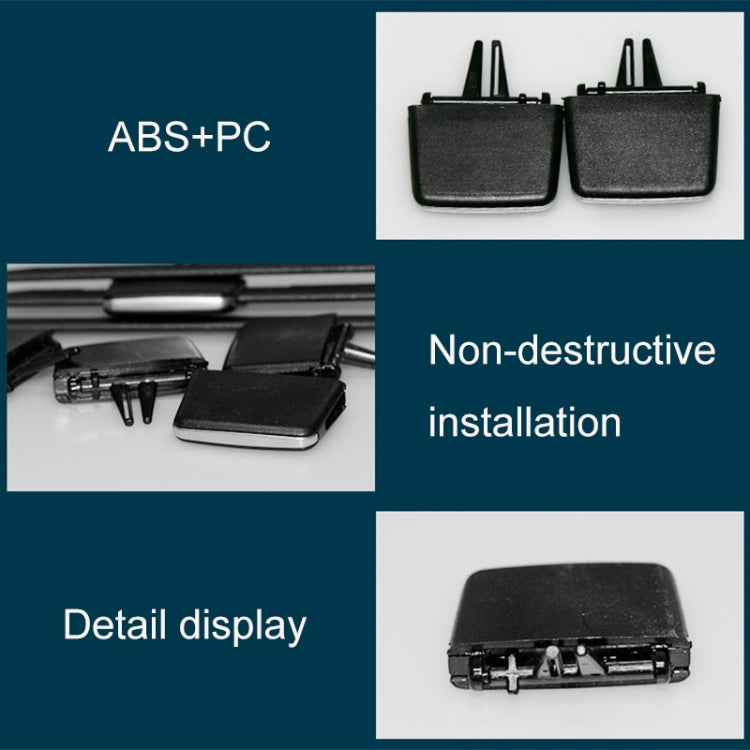Car Front Air Conditioning Exhaust Switch Paddle Air Conditioning Leaf Clip for BMW 3 Series E90, Left and Right Drive Universal, For BMW 3 Series E90
