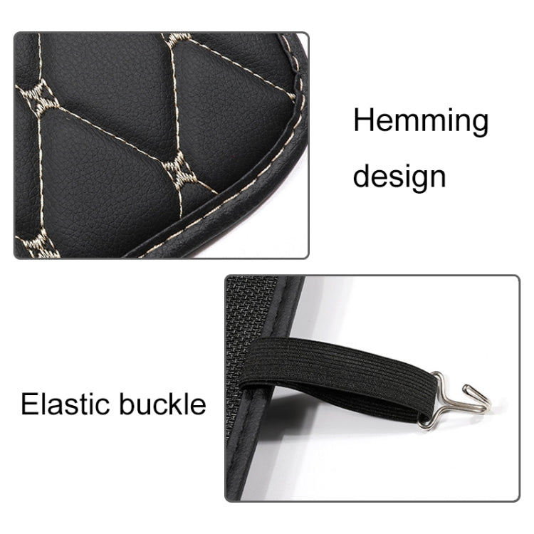 Car Half-inclusive Seat Back Anti-kick Mat Rear Anti-dirty Pad  Small Size, Car Anti-kick Pad Small Size