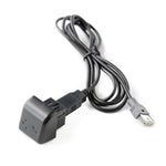 Car RD45 / RD43 USB Audio Adapter Cable for Citroen C2/C4 / Peugeot 207/307, For Citroen C2/C4 / Peugeot 207/307