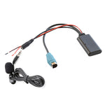 Car AUX Bluetooth Wireless Music Audio Cable + MIC Phone  for Alpine KCE-236B 9870/9872, For Alpine KCE-236B 9870/9872