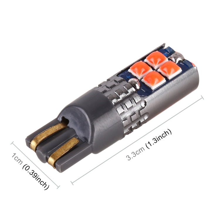 4 PCS T10 DC12V / 2W Car Clearance Light 10LEDs SMD-3030 Lamp Beads, 10LEDs SMD-3030 (Red Light), 10LEDs SMD-3030 (White Light), 10LEDs SMD-3030 (Yellow Light), 10LEDs SMD-3030 (Ice Blue Light), 10LEDs SMD-3030 (Blue Light), 10LEDs SMD-3030 (Pink Light...