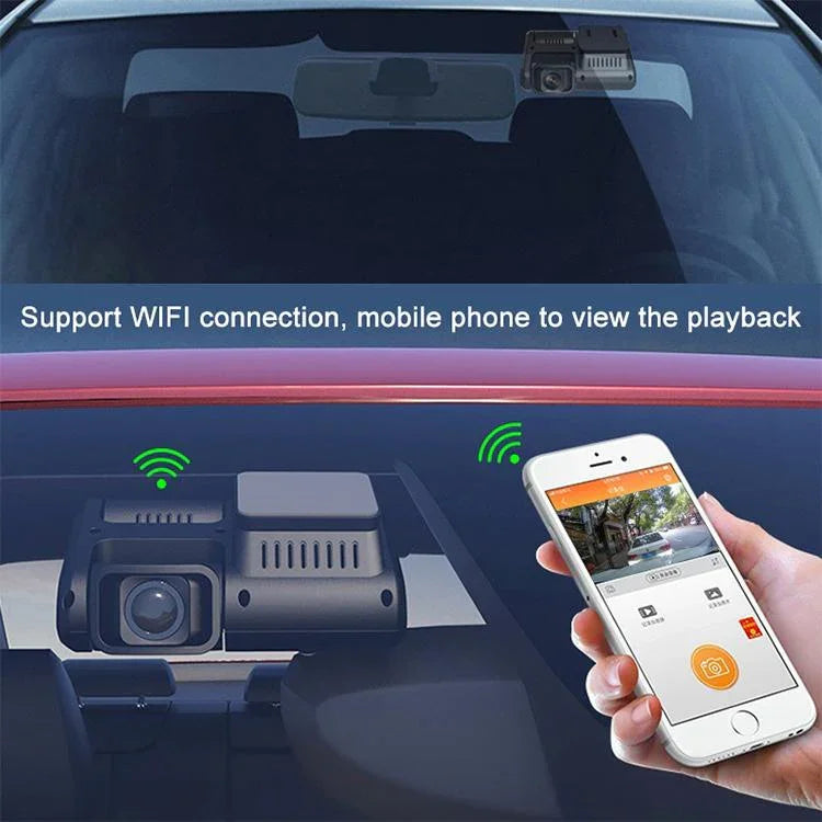 Z30 WiFi 듀얼 렌즈 HD 2160P 비조명 야간 투시 360도 파노라마 주행 기록기, GPS 버전, Z30 GPS 버전