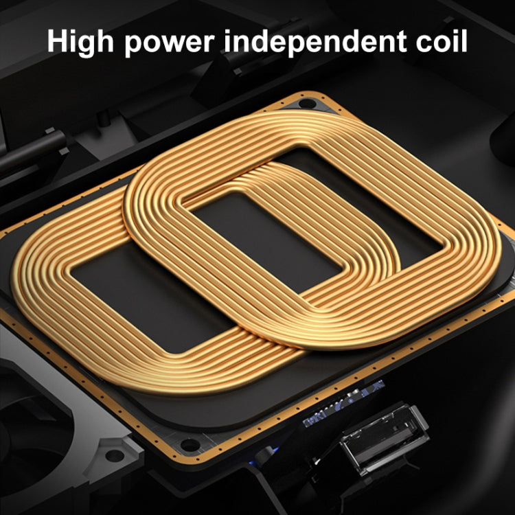 HFC-1051 Car Qi Standard Wireless Charger 15W / 10W Quick Charging for Audi Q5L 2018-2022, Left Driving, HFC-1051