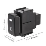 TS-20 Car Fog Light On-Off Button Switch with Cable for Nissan Qashqai 2008-2010, For Nissan Qashqai 2008-2010