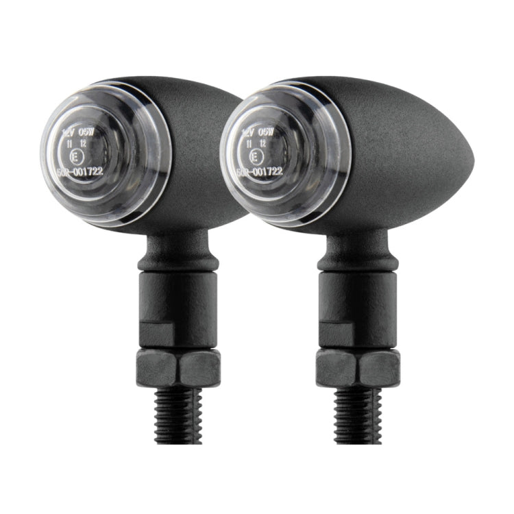 2 PCS KC805 Motorcycle Retro Metal Turn Signal Light