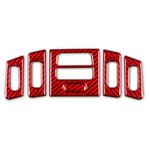 6pcs/Set For BMW 3 Series E90 High Matching Carbon Fiber Car Air Outlet Decorative Sticker,Left and Right Drive Universal, High Matching Car Air Outlet