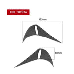 2 PCS / Set Carbon Fiber Car Back Lamp Eyebrow Decorative Sticker for Toyota GT86 / Subaru BRZ 2012-2016, Drop Glue Version, For Toyota GT86 2012-2016,Back