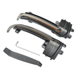 1 Pair For Audi A4 B8.5 Car Dynamic LED Turn Signal Light Rearview Mirror Flasher Water Blinker, For Audi A4 B8.5