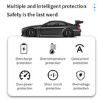 Car Bluetooth MP3 Player Audio FM Transmitter with Ambient Light, MP3 Player