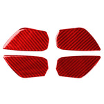 Car Carbon Fiber Inside Door Wrist Decorative Sticker for Honda Tenth Generation Civic 2016-2019, Left and Right Drive Universal, Inside Door Wrist