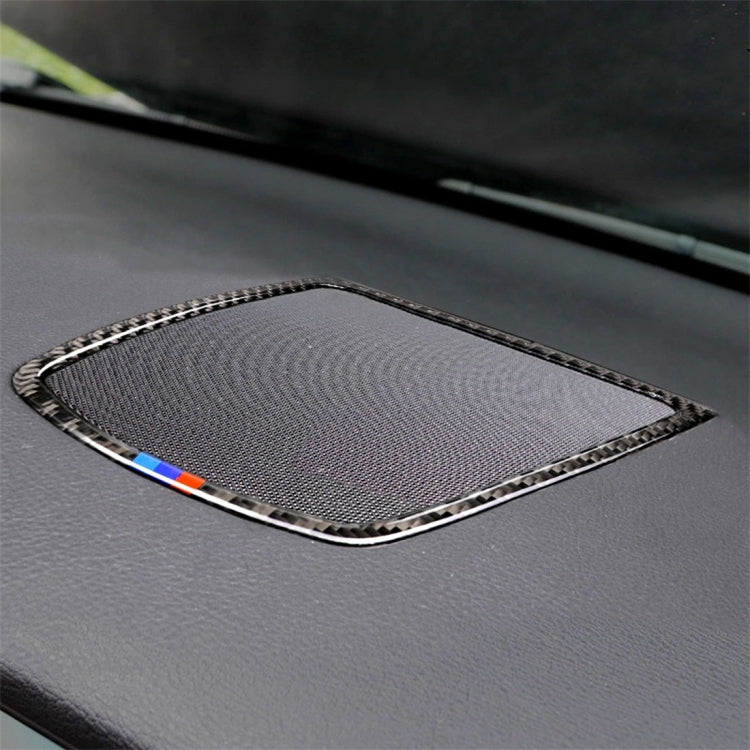 Carbon Fiber Car Instrument Big Horn Frame Decorative Sticker for BMW 5 Series GT F07 2010-2016, Instrument Big Horn Frame(Three Color), Instrument Big Horn Frame