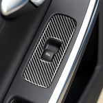 3 PCS Car Carbon Fiber Window Lifting Button Decorative Stickers for Volvo V60 2010-2017 / S60 2010-2018, Right Drive, Window Lifting Button, Right Drive
