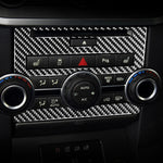 Car Carbon Fiber Central Control CD Panel Decorative Sticker for Land Rover Discovery 4 2010-2016, Left and Right Drive Universal, Central Control CD Panel
