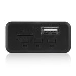 자동차 12V 오디오 MP3 플레이어 디코더 보드 FM 라디오 TF 카드 USB AUX, 블루투스 포함, 38, 38 (화이트)