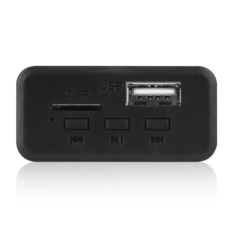 자동차 12V 오디오 MP3 플레이어 디코더 보드 FM 라디오 TF 카드 USB AUX, 블루투스 포함, 38, 38 (화이트)