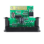 자동차 12V 오디오 MP3 플레이어 디코더 보드 FM 라디오 TF 카드 USB AUX, 블루투스 포함, 38, 38 (화이트)