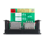 자동차 12V 오디오 MP3 플레이어 디코더 보드 FM 라디오 TF 카드 USB AUX, 블루투스 포함, 38, 38 (화이트)