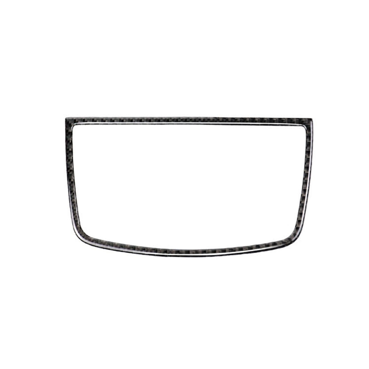 Car Carbon Fiber Solid Color Dashboard Horn Frame Decorative Sticker for BMW E70 X5 / E71 X6 2008-2013, Left and Right Drive Universal, Dashboard Horn