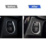 Car Carbon Fiber Key Hole Decorative Sticker for BMW 3 Series F30 2013-2018 / F34 2013-2017, Right Drive, Key Hole