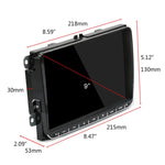 CKVW92 HD 9인치 2 Din 안드로이드 6.0 차량 MP5 플레이어 GPS 내비게이션 멀티미디어 플레이어 블루투스 스테레오 라디오 폭스바겐용, FM 및 미러 링크 지원, 유럽 지도 버전, 유럽 지도 버전