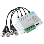 HD204A-F HD-CVI/TVI/AHD CCTV 4채널 UTP 수동 비디오 발룬, HD204A-F