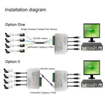 HD204A-F HD-CVI/TVI/AHD CCTV 4채널 UTP 수동 비디오 발룬, HD204A-F