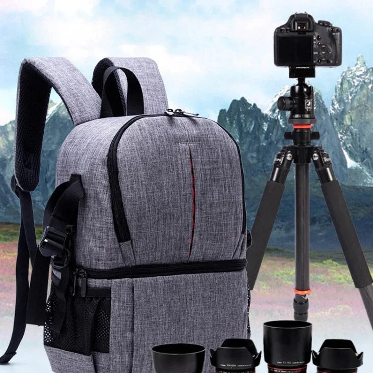 니콘 캐논 DSLR 카메라용 다기능 방수 나일론 숄더 백팩 패딩 충격 방지 카메라 케이스 가방