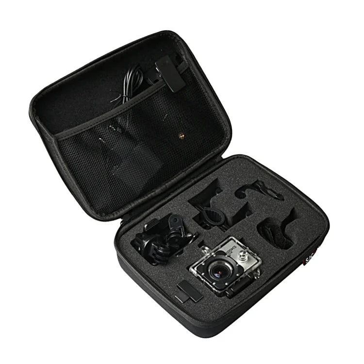 휴대용 충격 방지 파손 방지 내마모 카메라 가방 SJCAM SJ4000 / SJ5000 / SJ6000 / SJ7000 / SJ8000 / SJ9000 스포츠 액션 카메라 & 셀피 스틱 및 기타 액세서리용, 크기: 22 * 16 * 6 cm, 크기: 22x16x6cm