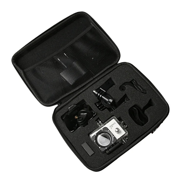 휴대용 충격 방지 파손 방지 내마모 카메라 가방 SJCAM SJ4000 / SJ5000 / SJ6000 / SJ7000 / SJ8000 / SJ9000 스포츠 액션 카메라 & 셀피 스틱 및 기타 액세서리용, 크기: 22 * 16 * 6 cm, 크기: 22x16x6cm
