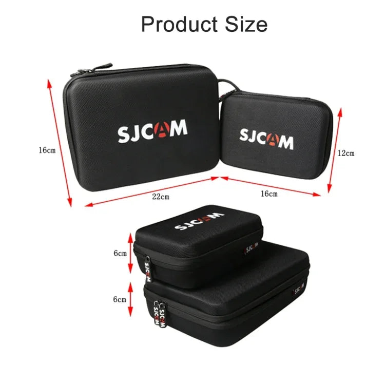 휴대용 충격 방지 파손 방지 내마모 카메라 가방 SJCAM SJ4000 / SJ5000 / SJ6000 / SJ7000 / SJ8000 / SJ9000 스포츠 액션 카메라 & 셀피 스틱 및 기타 액세서리용, 크기: 22 * 16 * 6 cm, 크기: 22x16x6cm