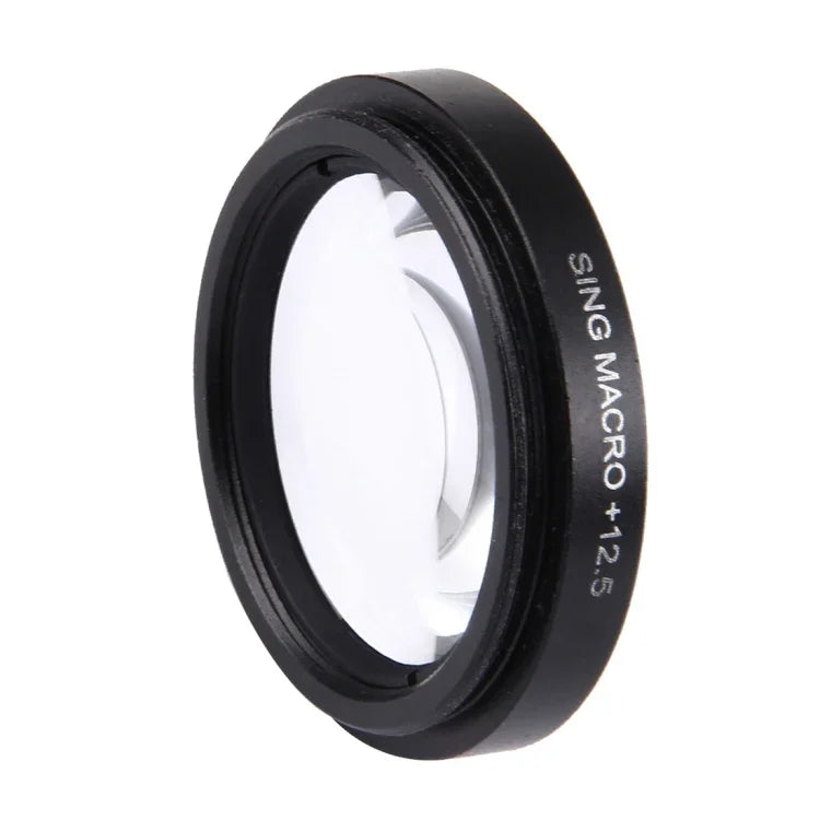 JUNESTAR 전문 37mm 12.5X 매크로 렌즈 필터 + 렌즈 보호 캡 GoPro 및 샤오미 샤오이 Yi 스포츠 액션 카메라용, 12.5X 매크로 렌즈