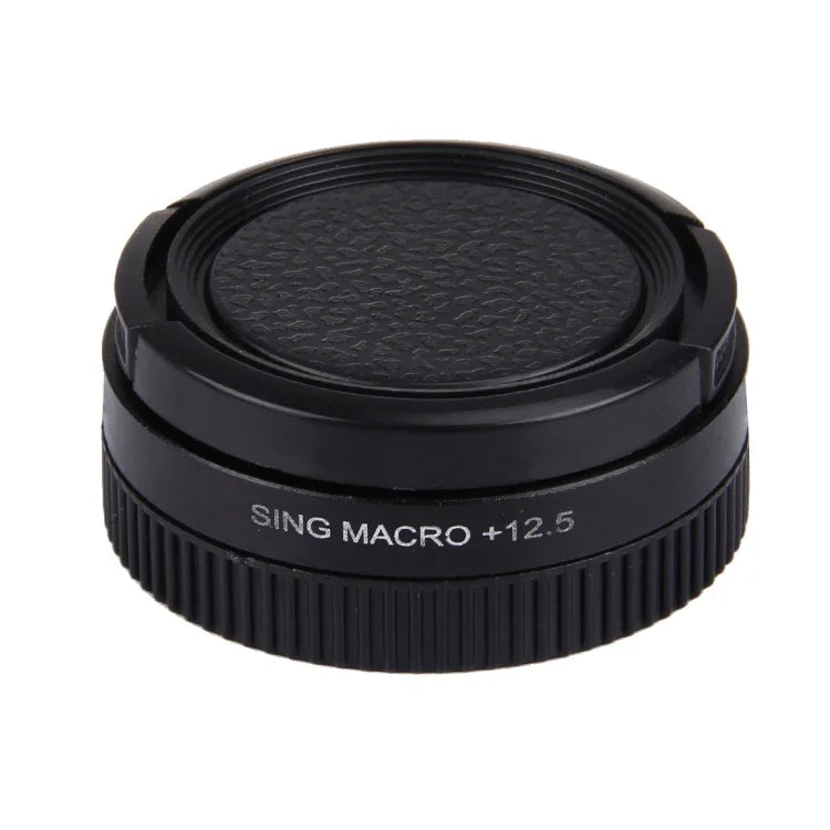 JUNESTAR 전문 37mm 12.5X 매크로 렌즈 필터 + 렌즈 보호 캡 GoPro 및 샤오미 샤오이 Yi 스포츠 액션 카메라용, 12.5X 매크로 렌즈