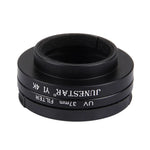 JUNESTAR 샤오미 샤오이 Yi II 4K 스포츠 액션 카메라 전문 37mm UV 필터 + 렌즈 보호 캡, UV 필터+렌즈 캡