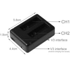샤오미 샤오이 II 4K용 BC-AZ16 디지털 카메라 USB 듀얼 배터리 충전기, 샤오미 샤오이 II 4K용