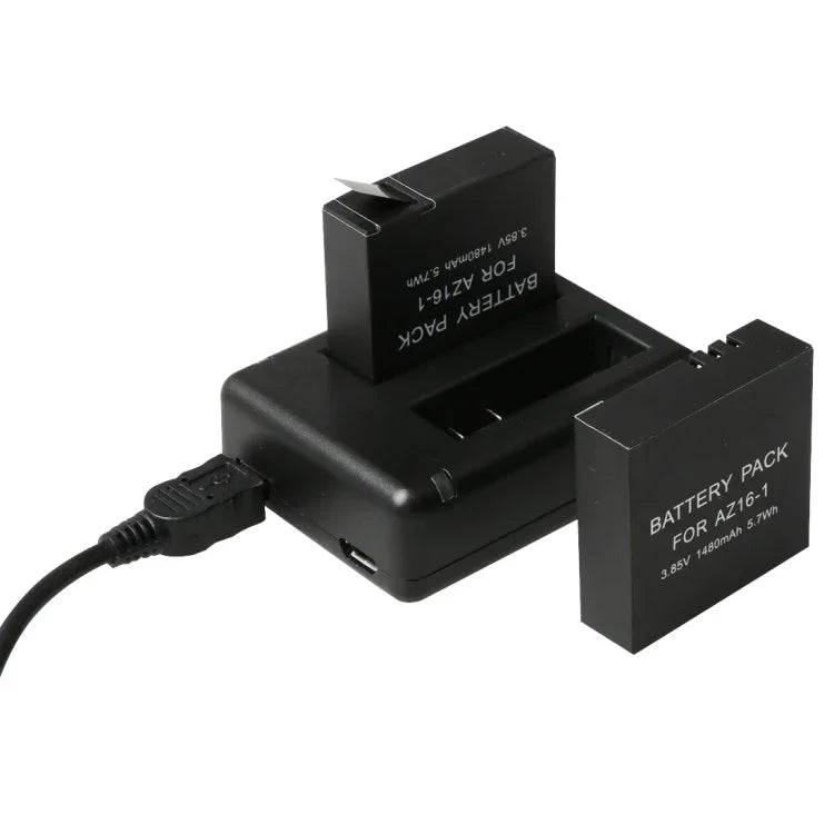 샤오미 샤오이 II 4K용 BC-AZ16 디지털 카메라 USB 듀얼 배터리 충전기, 샤오미 샤오이 II 4K용