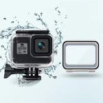 GoPro HERO8 블랙용 45m 방수 케이스 + 터치 백 커버, GoPro8용 케이스 + 터치 커버
