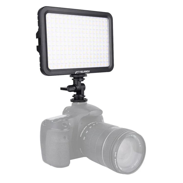 YELANGU YLG0504B 204 LED 1000LM 3300-5600K 무극성 조광 스튜디오 라이트 비디오 & 사진 조명, 캐논, 니콘, DSLR 카메라용, 204 LED