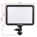 YELANGU YLG0504B 204 LED 1000LM 3300-5600K 무극성 조광 스튜디오 라이트 비디오 & 사진 조명, 캐논, 니콘, DSLR 카메라용, 204 LED