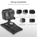 360도 회전 퀵 릴리즈 스트랩 마운트 숄더 백팩 마운트 GoPro, Insta360, DJI 및 기타 액션 카메라용