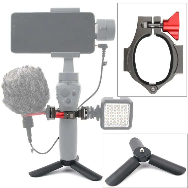 미니 삼각대 마운트 + 플래시 확장 브래킷 DJI OSMO Mobile 2용, DJI OSMO Mobile 2용 삼각대+브래킷