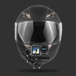 자전거 헬멧 접착 다관절 암 고정 마운트 세트 J-후크 버클 마운트 및 나사 포함 GoPro, Insta360, DJI 및 기타 액션 카메라용, 자전거 헬멧 키트