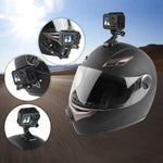 자전거 헬멧 접착 다관절 암 고정 마운트 세트 J-후크 버클 마운트 & 어댑터 & 나사 포함 GoPro, Insta360, DJI 및 기타 액션 카메라용, 자전거 헬멧 키트 어댑터 포함