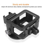 GoPro HERO7 Black /6 /5용 CNC 알루미늄 합금 보호 케이지 및 보험 프레임과 52mm UV 렌즈 하우징 쉘, 52mm UV 블랙