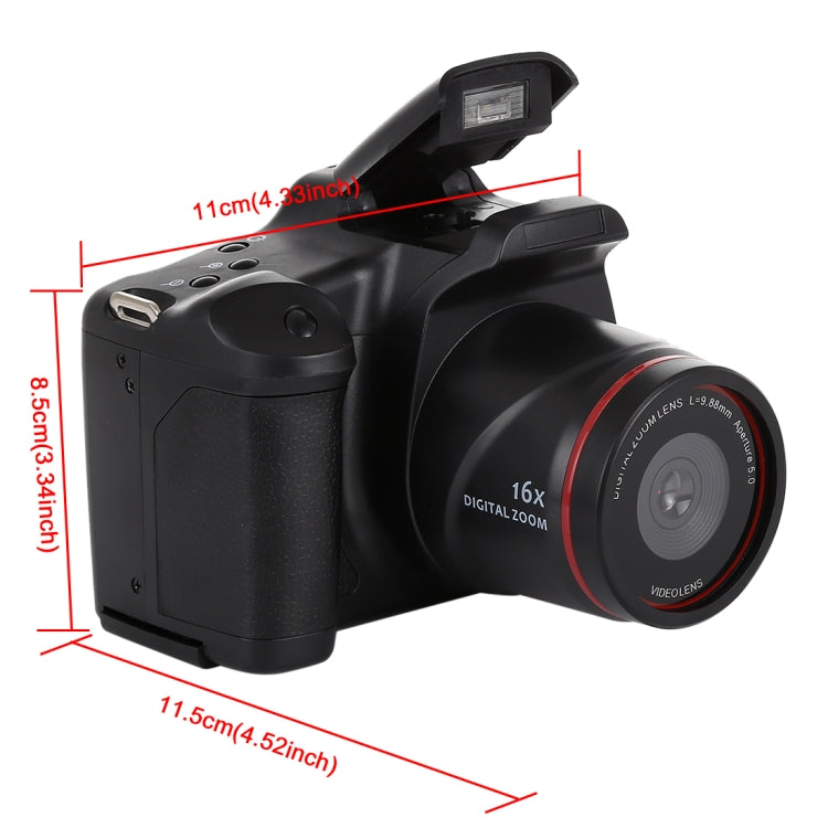 1.3 메가픽셀 HD DV DSLR 카메라, 2.4인치 LCD, 풀 HD 720P 녹화, EIS, 720P