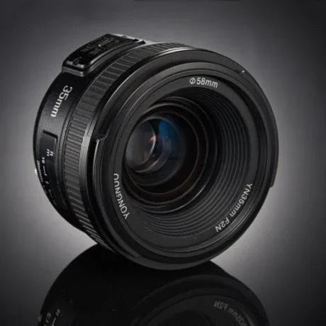 니콘 DSLR 카메라용 YONGNUO YN35MM F2N 1:2 AF/MF 광각 고정/프라임 자동 초점 렌즈, YN35MM F2N