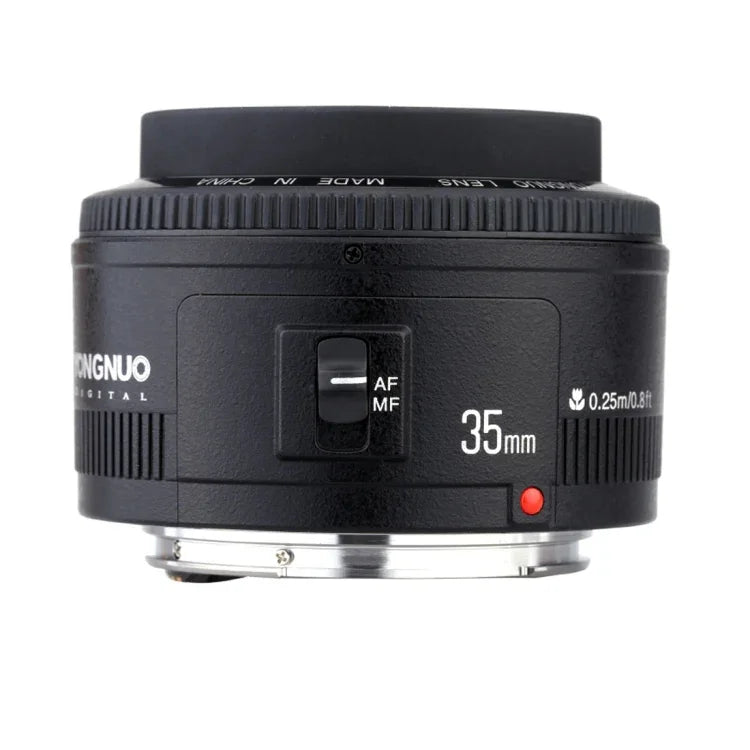 니콘 DSLR 카메라용 YONGNUO YN35MM F2N 1:2 AF/MF 광각 고정/프라임 자동 초점 렌즈, YN35MM F2N