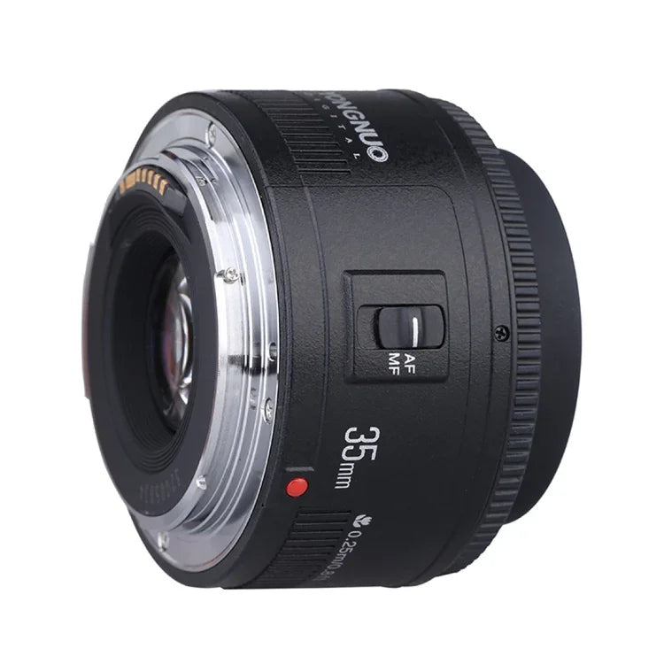니콘 DSLR 카메라용 YONGNUO YN35MM F2N 1:2 AF/MF 광각 고정/프라임 자동 초점 렌즈, YN35MM F2N