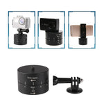 GoPro용 360도 자동 회전 60분 타임랩스 안정화 삼각대 헤드 어댑터, 60분