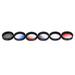 JUNESTAR 6-in-1 전문 34mm 렌즈 필터(CPL + UV + 그라데이션 레드 + 그라데이션 오렌지 + 그라데이션 블루 + 그라데이션 그레이), DJI Phantom 3 & 4용