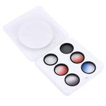 JUNESTAR 6-in-1 전문 34mm 렌즈 필터(CPL + UV + 그라데이션 레드 + 그라데이션 오렌지 + 그라데이션 블루 + 그라데이션 그레이), DJI Phantom 3 & 4용